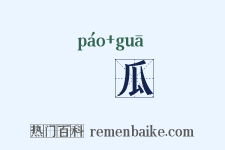 瓟瓜是什么意思的图片